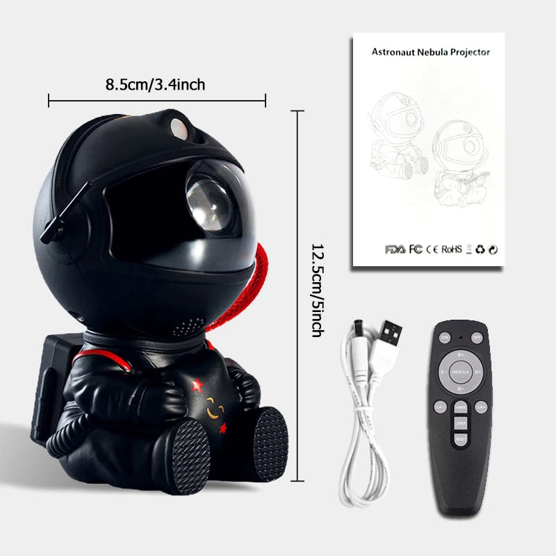 Astronaut Sternenhimmel Projektor | LED Galaxy Nacht Licht für Kinderzimmer & Schlafzimmer
