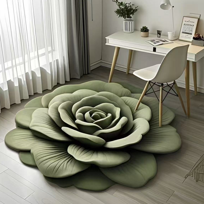 Floral Plüsch & Kieselgur Bodenmatte