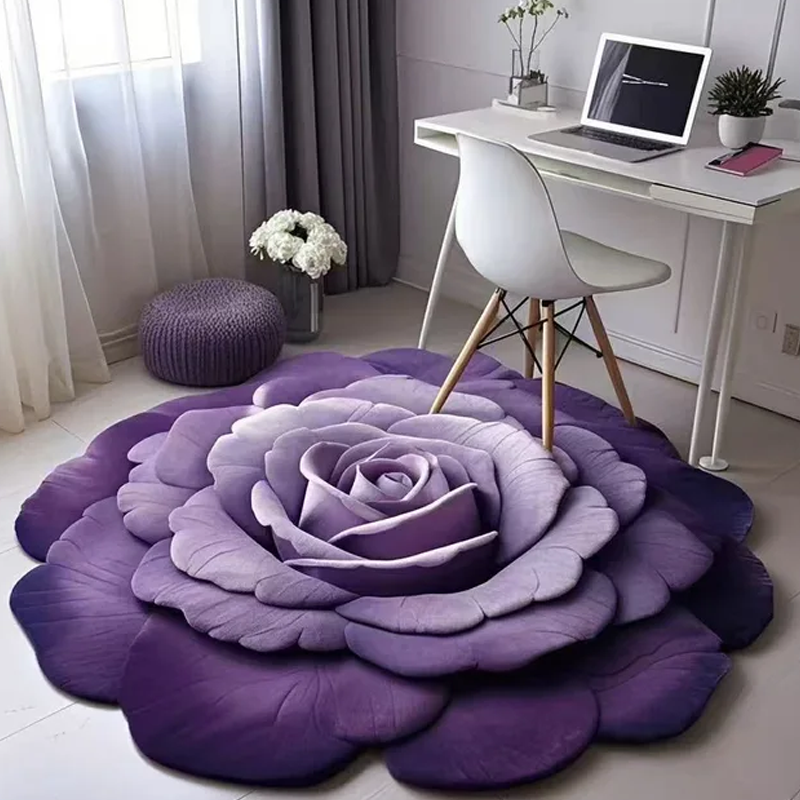 Floral Plüsch & Kieselgur Bodenmatte