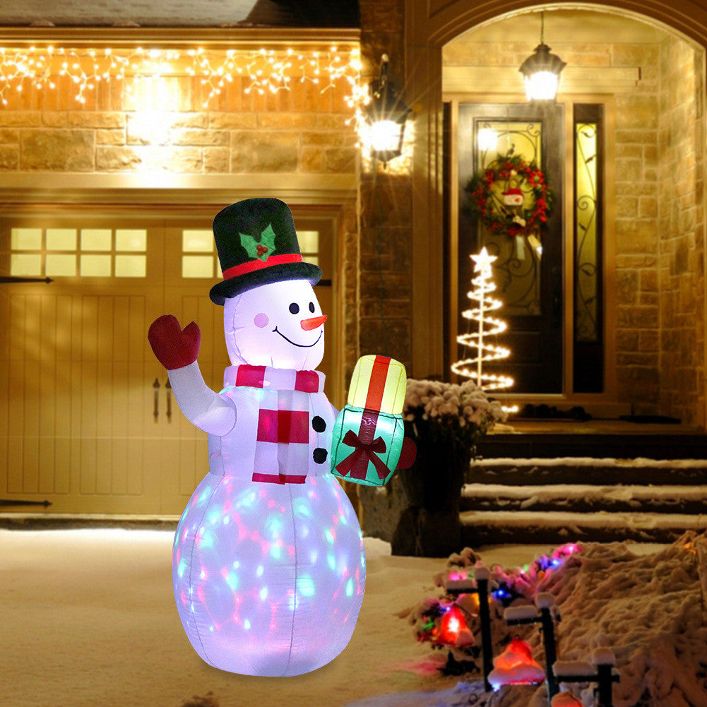 Aufblasbarer 3D Weihnachtsdeko für Draußen mit LED