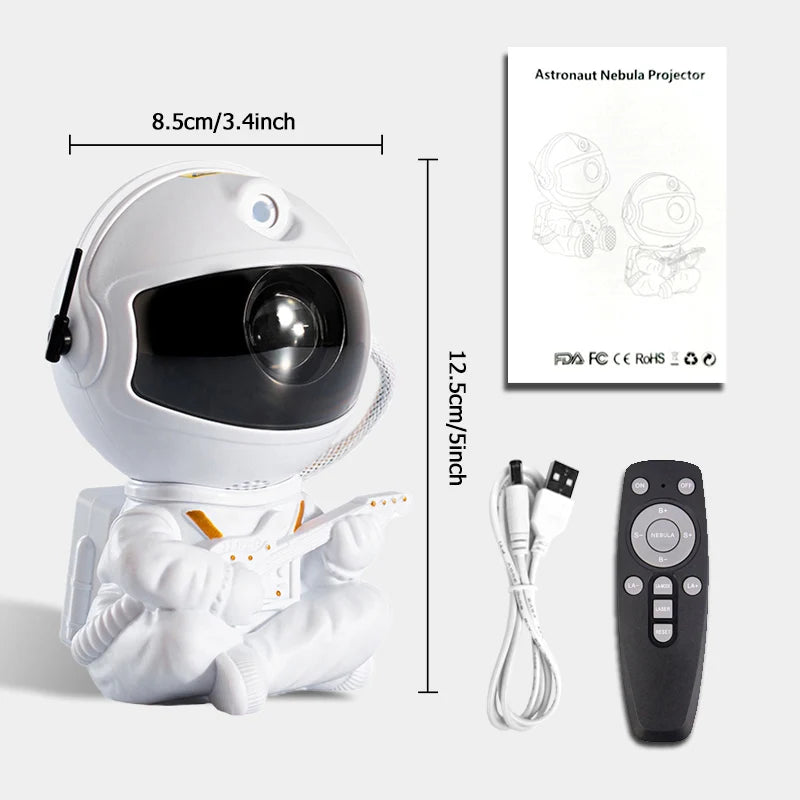 Astronaut Sternenhimmel Projektor | LED Galaxy Nacht Licht für Kinderzimmer & Schlafzimmer